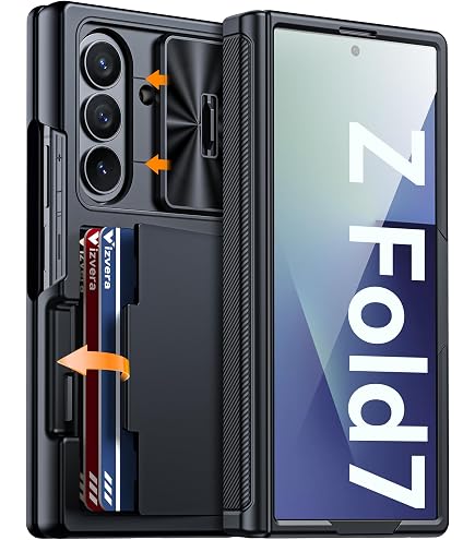 Amazon.com: Vihibii for Samsung Galaxy Z Fold 7 Case with Card